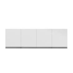 Imagem de Armário Aéreo Andréia Para Cozinha Com 4 Portas 150 Cm Branco