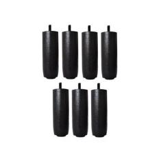 Imagem de Kit De 7 Pés Para Cama Box Ou Baú Queen King 12 Cm De Altura Tdc Madei