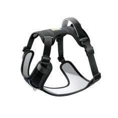 Imagem de WOOFO Peitoral para cães | Arnês para animais de estimação, superajustável e resistente ao desgaste com design de acabamento refletivo | Colete acolchoado extra macio para cães com alça de fácil