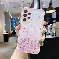 Imagem de Capa Bling Glitter Star para Samsung Galaxy S21 S20 Plus Ultra FE A21S A31 A51 A71 A02S A22 A32 A42 A52 A72 A03S A11 Capa Traseira, Rosa, Para Galaxy A03S