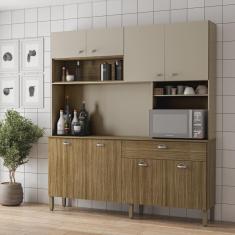 Imagem de Armário de Cozinha 8 Portas 1 Gavetas Core