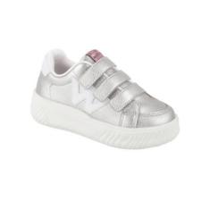 Imagem de Tênis Infantil Mini Fun Prata World Colors-Feminino