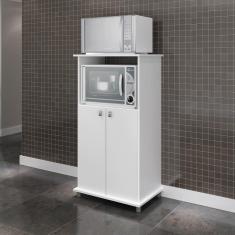 Imagem de Balcão Multiuso para Forno ou Micro-ondas 2 Portas - Branco