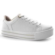Imagem de Tênis Casual Feminino Via Marte Branco 22-10206-01