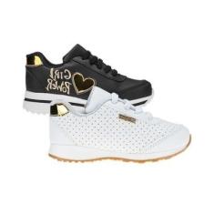 Imagem de Tenis Menina Calcado Infantil - KIT 2 PARES Tam 24 ao 34-Feminino