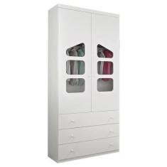 Imagem de Guarda Roupa Infantil Eloisa 2 Portas E 3 Gavetas Branco - Phoenix Bab