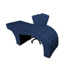 Imagem de Kit Maca Estética De Luxo 80 Cm Com Cadeira Mocho - In-9 Decor