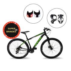Imagem de Bicicleta AXW Aro 29 Freio Hidráulico 24 Marchas Shimano e Suspensão Diant + 2 Acessórios-Unissex