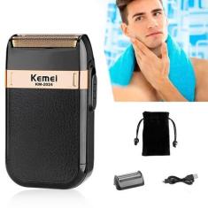 Imagem de Barbeador Shaver Kemei Km-2024 Preto 100V/240V - Relet