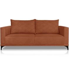 Imagem de Sofa Nori 3 Lugares Pes De Ferro 200cm Linho Boucle 3303 Ezz