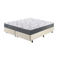 Imagem de Cama Box Queen Reforçada + Colchão  Ecoflex Molas Ensacadas - Cama Inh
