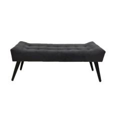 Imagem de Recamier Roma Capitonê Em Suede - Cinza - Cor: Cinza