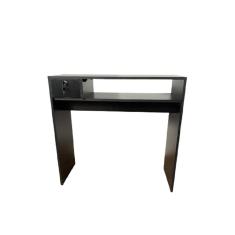 Imagem de Mesa Tampo em MDF Armário Preto