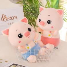 Imagem de Porquinho Pig de Pelúcia - Antialérgico, Decoração Fofa e Presente Per