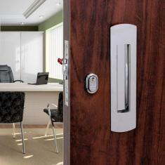 Imagem de Puxador para Porta ou Móvel tipo Concha  12cm Fold Geris Inox Escovado