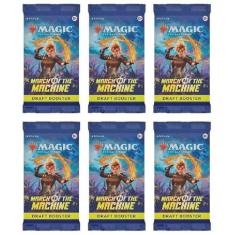 Imagem de 6 Packs MTG Draft Booster Pack Lot MTG March of The Machine