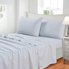Imagem de Jogo De Cama Casal Liso Toque De Seda Jolitex 300 Fios