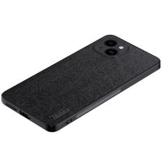 Imagem de PuRoxx Capa de couro para iPhone 15 Pro Max/15 Pro/15 Plus/15, capa de telefone fina e leve TPU à prova de choque, proteção de lente com tudo incluído, preto, 15