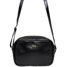 Imagem de Bolsa Tiracolo Feminina Crossbody Retangular Couro Legitimo - Art Mina