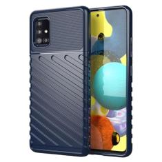 Imagem de Capas para Samsung Galaxy A51 5G.Caso básico,Botão de pressão flexível / 360 ° Proteção completa,Sensação arenácea