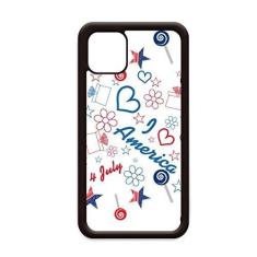 Imagem de USA Candy Flower Star Love Heart Word para iPhone 12 Pro Max Capa para Apple Mini Mobile Case