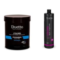 Imagem de Kit Pó Descolorante com Colageno OX 40V Duetto Professional