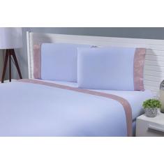 Imagem de Jogo Lençol 4 Peças Cama Viúva1,88M X 1,28M X 30AltPercal - Mtr Enxova