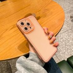 Imagem de Capa transparente luxuosa com diamante de cristal para iPhone 14 13 12 11 Pro Max X XR XS 7 8 Plus Capa de silicone macia transparente e brilhante, rosa, para iPhone Xr