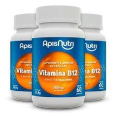 Imagem de Vitamina B12 60 Cápsulas Apisnutri