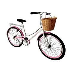 Imagem de Bicicleta feminina aro 26 tipo ceci vime retrô vintage mary