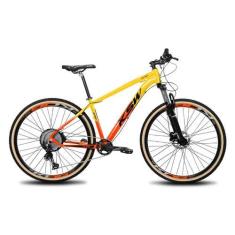 Imagem de Bicicleta Aro 29 MTB KSW XLT 12 Velocidades Freios a Disco, Laranja de