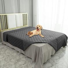 Imagem de Ameritex Cobertor impermeável reversível para cama de cachorro, cobertor para animais de estimação para móveis, cama, sofá, sofá
