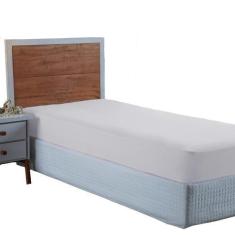 Imagem de Lençol Cama Box Solteiro 400 Fios Com Elástico Toque Extra Macio - Mf