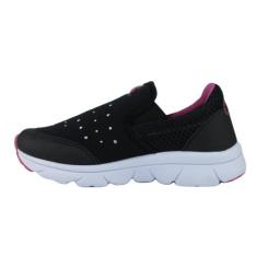 Imagem de TENIS INFANTIL KIDS MENINA VV1042 VIA VIP (01) - PRETO/PINK