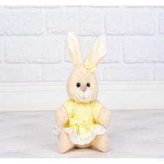 Imagem de Pelucia Coelho Miniatura 12cm - Vestido Com Lese - Ckd Confecções