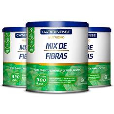 Imagem de Kit 3 Mix De Fibras Catarinense Pharma 300G Neutro