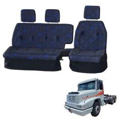 Imagem de Sofá Cama Banco Completo Mercedes 2635 Azul - Pampa