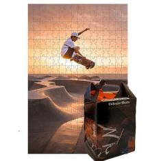 Imagem de Quebra-Cabeça Vida De Skate 300 Peças + Chaveiro Presente