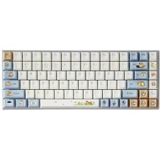 Imagem de Teclado Sem Fio Rapoo MT510PRO - Yellow/Blue (Ingles)