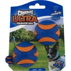 Imagem de Bola Chuckit Ultra Squeaker Apito 2Un Tamanho P para Cães Chuckit para Cães, Pequeno