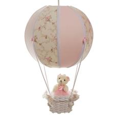 Imagem de Lustre Balão Bolinha Ursa  Quarto Bebê Infantil Menina