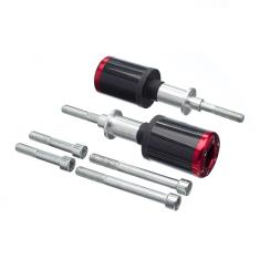 Imagem de Slider Universal Bering Batente (Par) Carbon Aluminio Vermel