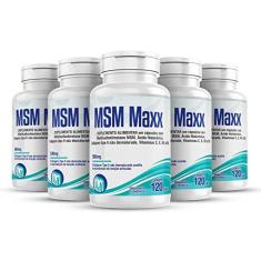 Imagem de Msm Maxx 5x 120 Colágeno Ácido Hialurônico Vitamin C E D3 K2