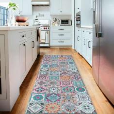 Imagem de Tapete Passadeira Mosaic Antiderrapante--60 x 180