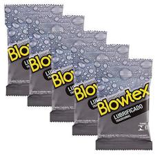 Imagem de Kit c/ 5 Pacotes Preservativo Blowtex Lubrificado c/ 3 Un Cada