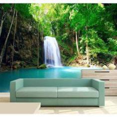 Imagem de Papel de Parede - Painel Adesivo Cachoeira 3D 3,75M² na 064