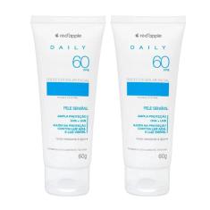 Imagem de Kit C2 Protetor Solar Facial Fps60 Daily 60G  Red Apple