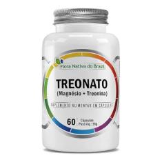 Imagem de Treonato (Magnésio + Treonina) 600Mg 60 Caps Flora Nativa
