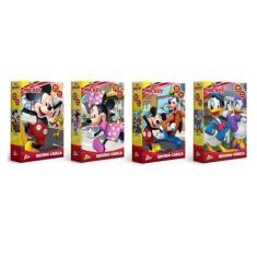 Imagem de Kit 4 Quebra Cabeças  60 Peças - Turma Do Mickey - Toyste - Toyster