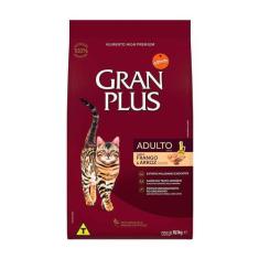 Imagem de Ração Granplus Para Gatos Adultos Sabor Frango E Arroz - 10,1Kg - Gran